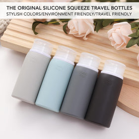 Muslish travel bottles with leak-proof design and flip cap