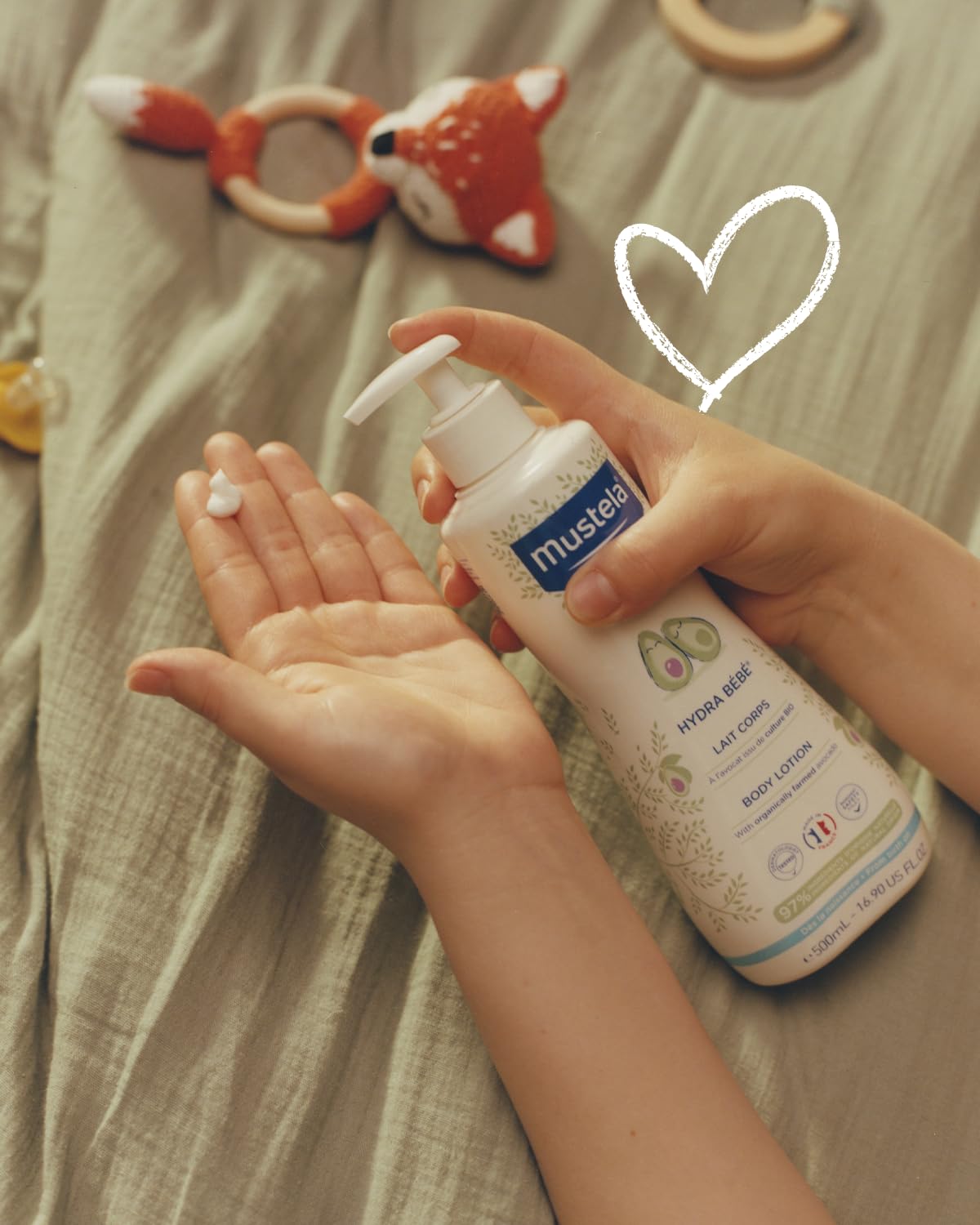 Mustela Gentle Cleansing Gel 1.69 fl oz bottle