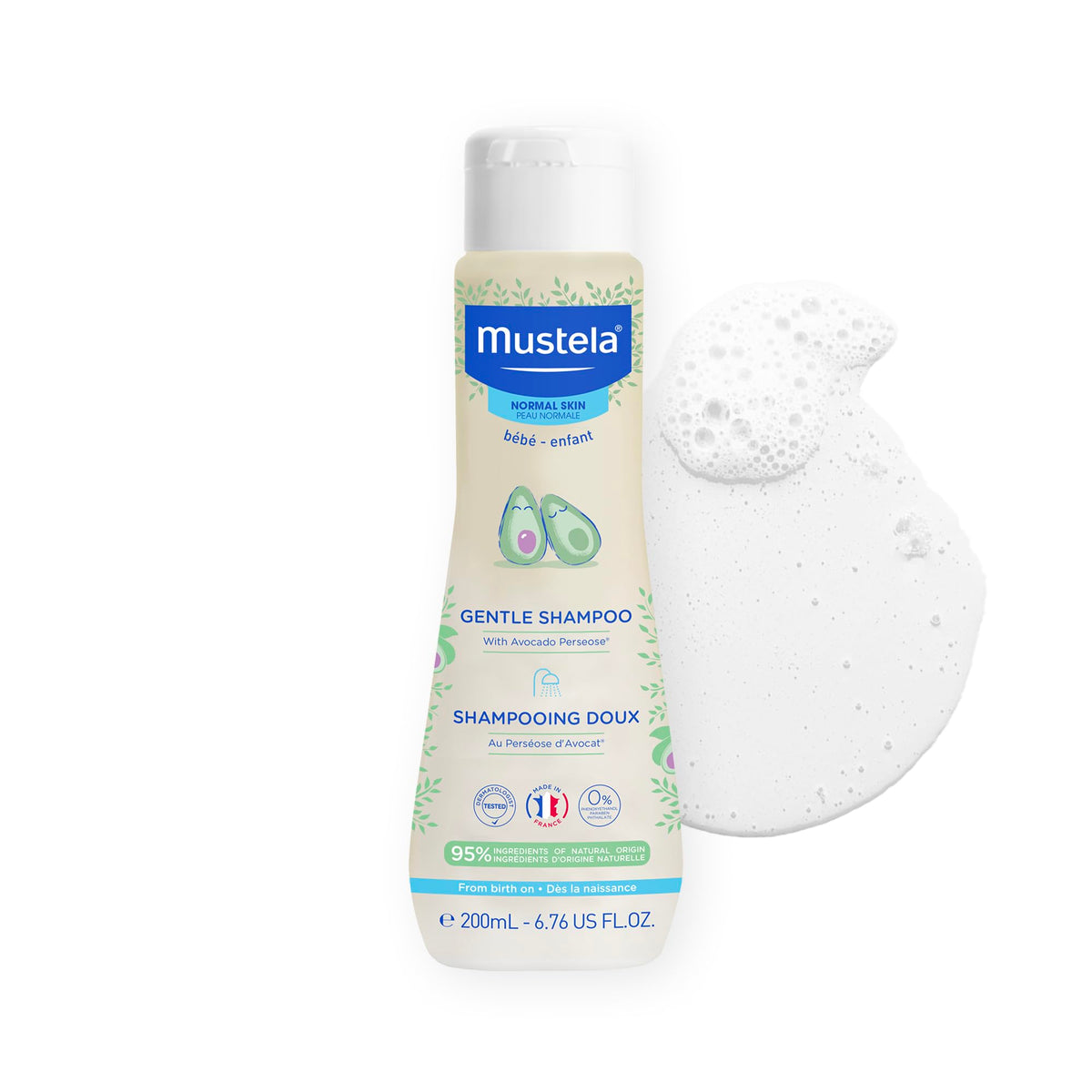 Mustela Gentle Shampoo 240g front view