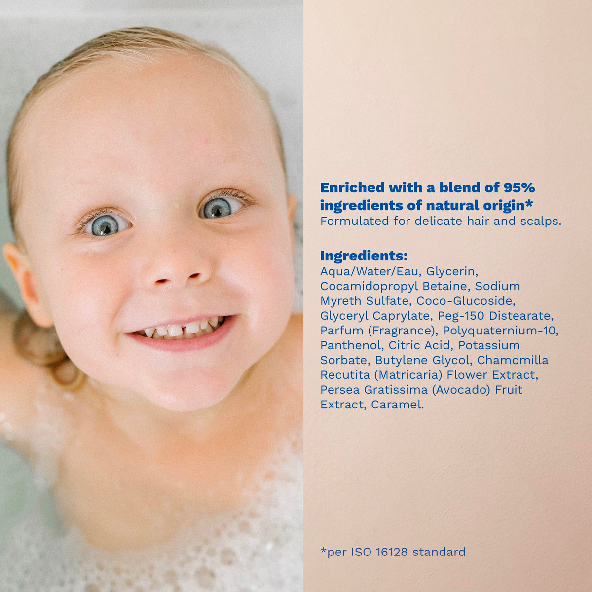 Mustela Gentle Shampoo 240g with a towel