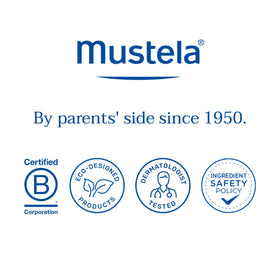 Mustela Travel Skincare Set contents laid out for display