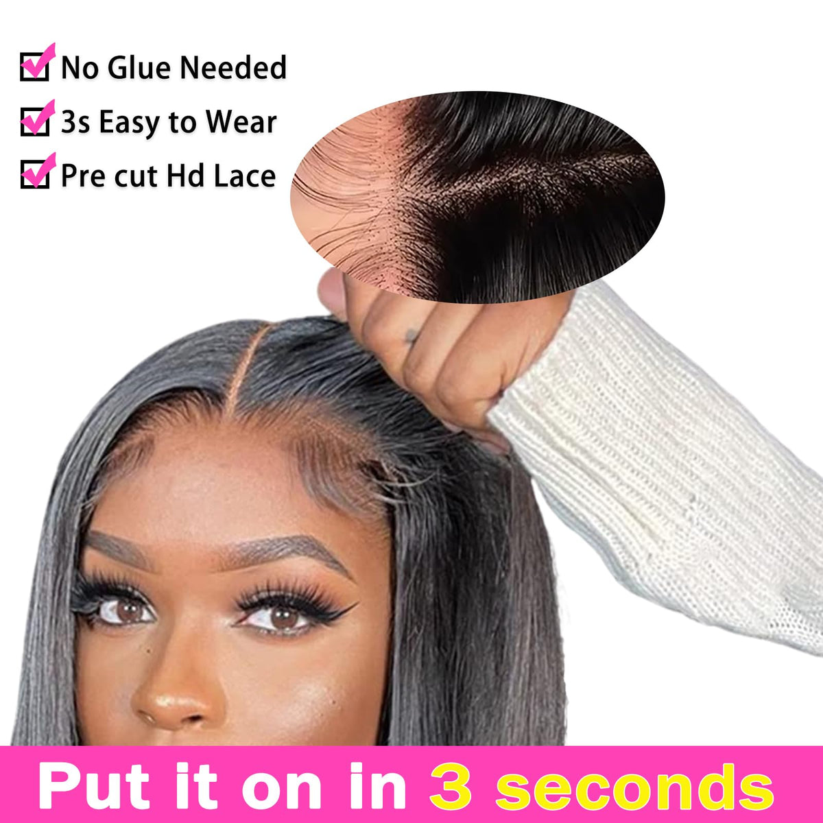 MUZOJET Glueless Body Wave Wig packaging