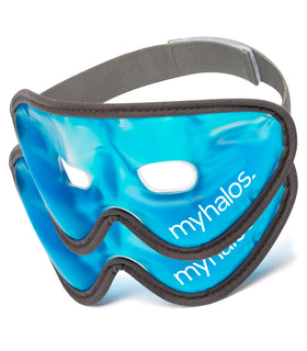 myhalos Cooling Gel Eye Mask front view in packaging