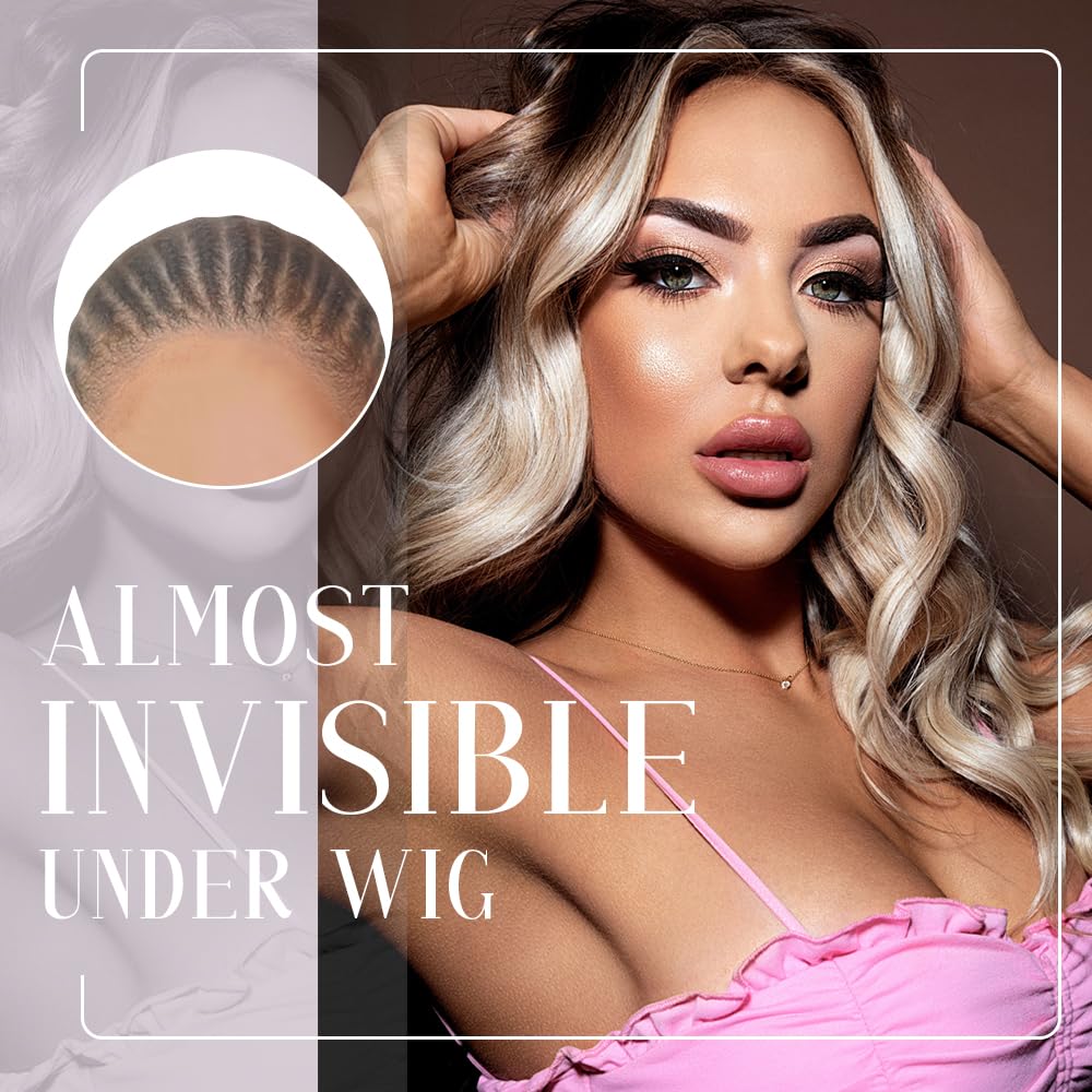 MYKURS HD Wig Cap beige close-up
