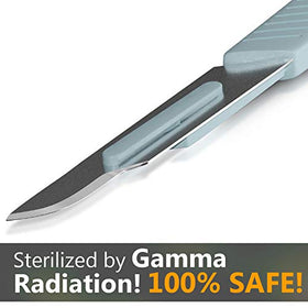 MyMed Disposable Scalpel Blades #15 ergonomic handle detail