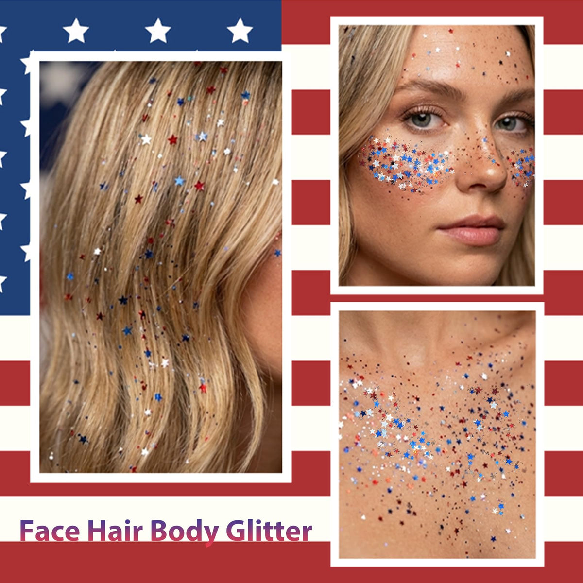 Mysense Body Glitter Stick packaging with vibrant colours