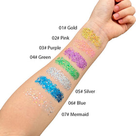 Mysense Mermaid Body Glitter Stick in a festive setting