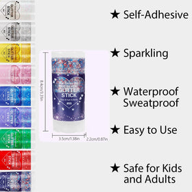Mysense Patriotic Body Glitter Stick packaging with festive design