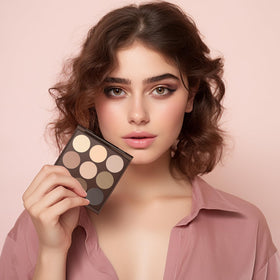 MYSTER ROSEY Neutral Eyeshadow Palette packaging details