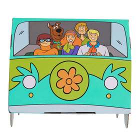 Mystery Machine makeup bag included in the set