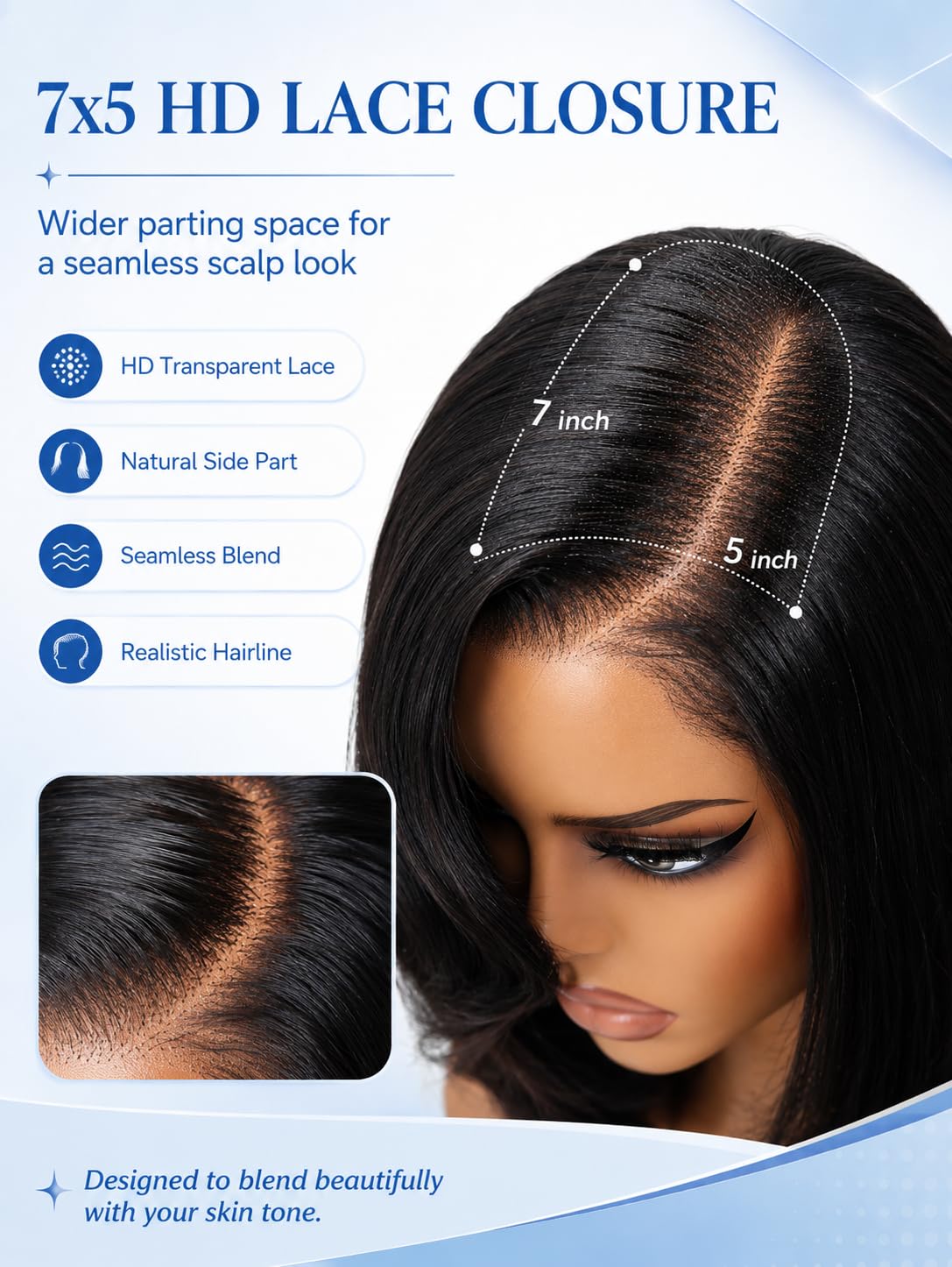 Nadula Glueless Short Layered Bob Wig in packaging