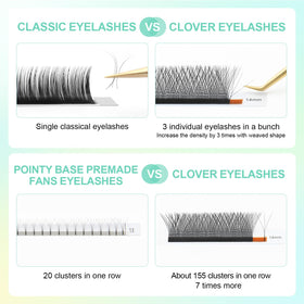 NAGARAKU 3D W lash extensions variety tray