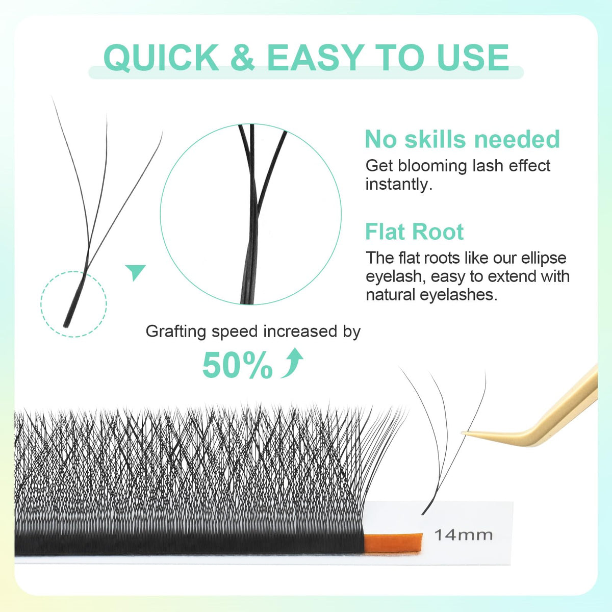 NAGARAKU lash extensions with tweezers