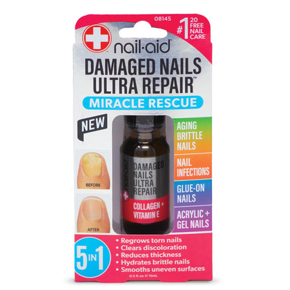 Nail-Aid 5-in-1 Damaged Nails Repair Serum 60g front view