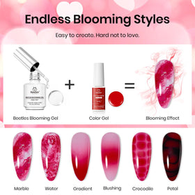 nail art brush included in beetles Gel Polish Blooming Set