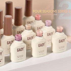 Nail art created using GAOY gel nail polish set