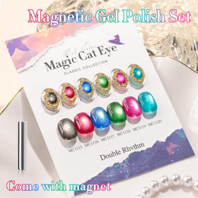 Nail art created with Double Rhythm Gel Nail Polish