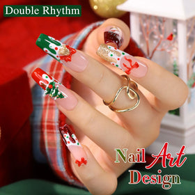 Nail art created with Double Rhythm Gel Polish