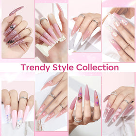 Nail art decorations included in modelones kit
