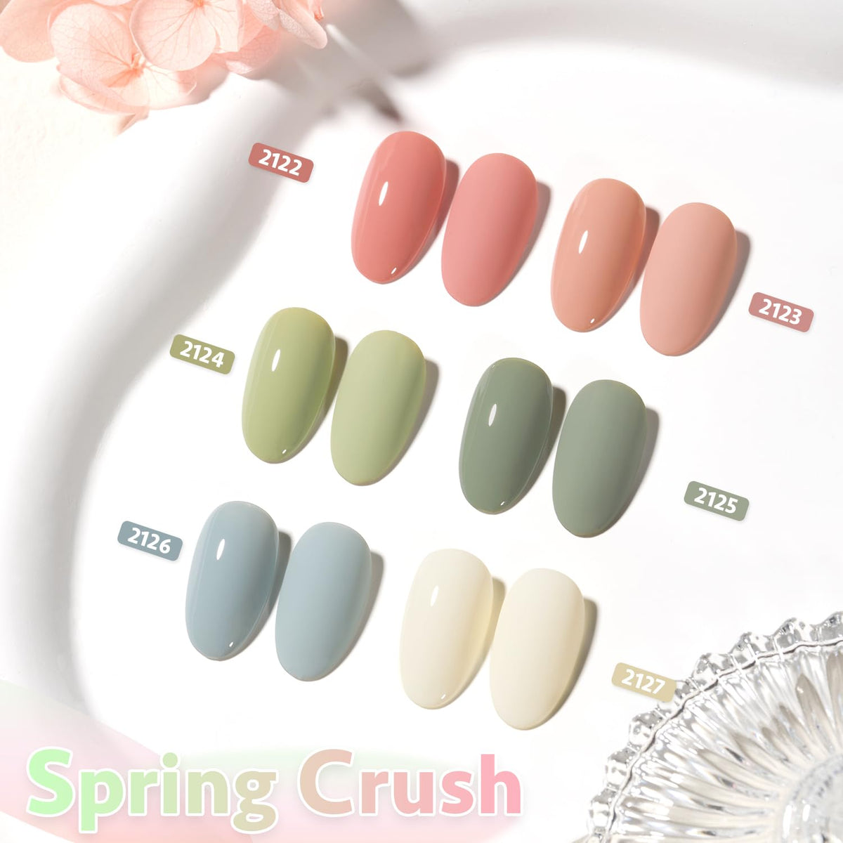 Nail art design created using GAOY gel nail polish