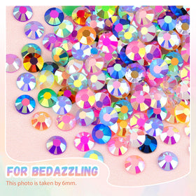 Nail art design featuring BELLEBOOST jelly rhinestones