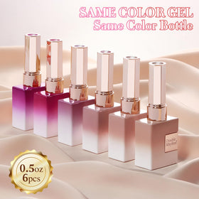 Nail art design using Double Rhythm Gel Nail Polish