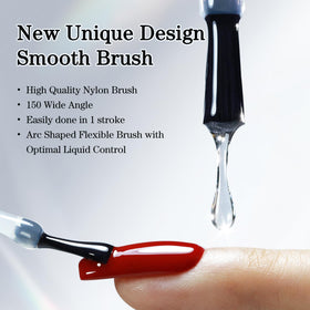 Nail art design using Double Rhythm Gel Polish