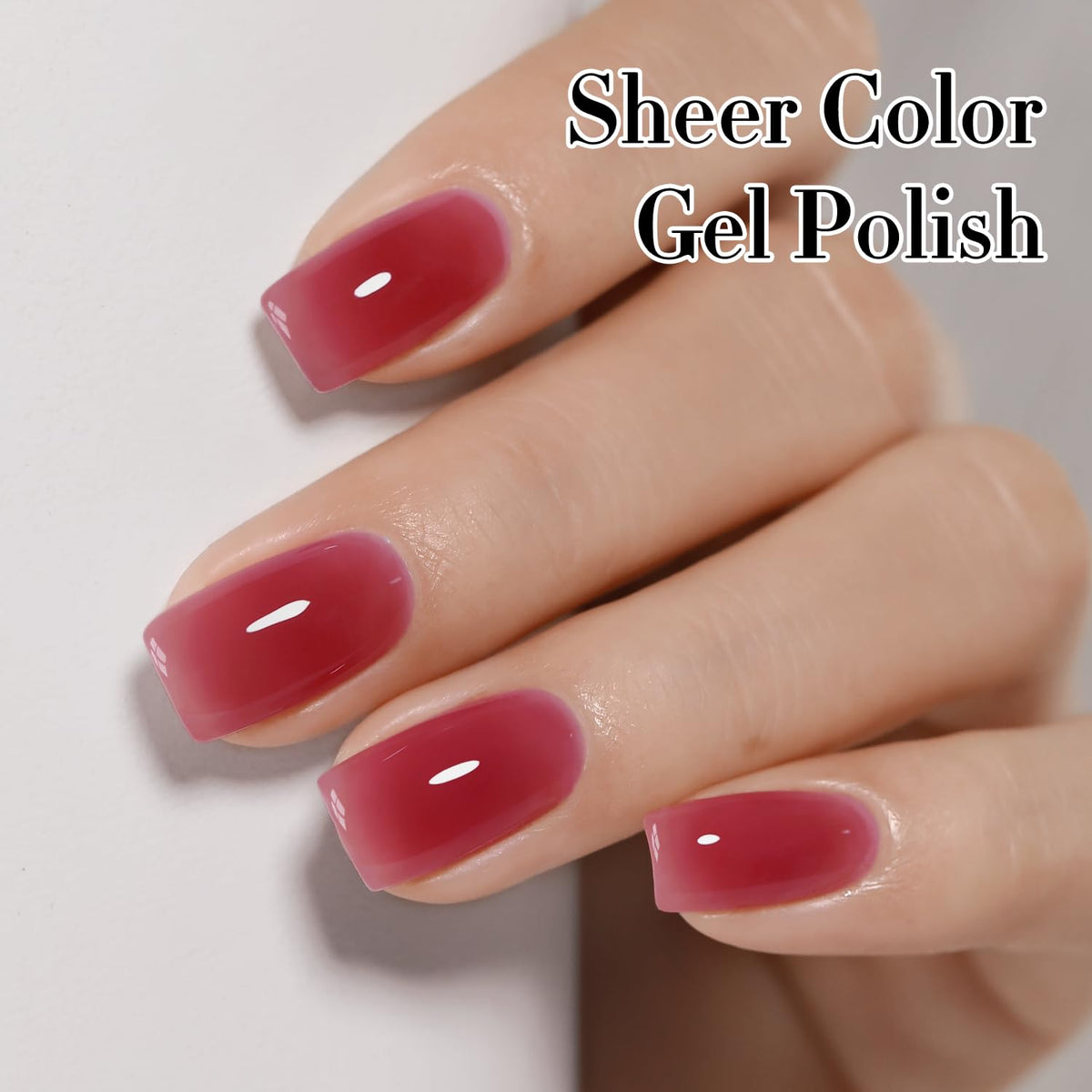 Nail art design using Double Rhythm Gel Polish