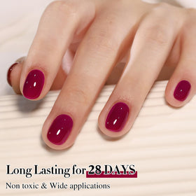 Nail art design using Double Rhythm Gel Polish