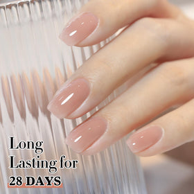 Nail art design using Double Rhythm Jelly Gel Polish