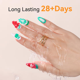 Nail art design using Makartt 3D Nail Gel