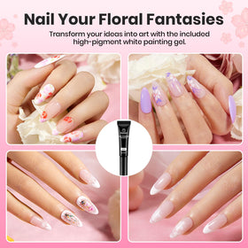 Nail Art Palette from beetles Gel Polish Nail Art Brushes Set