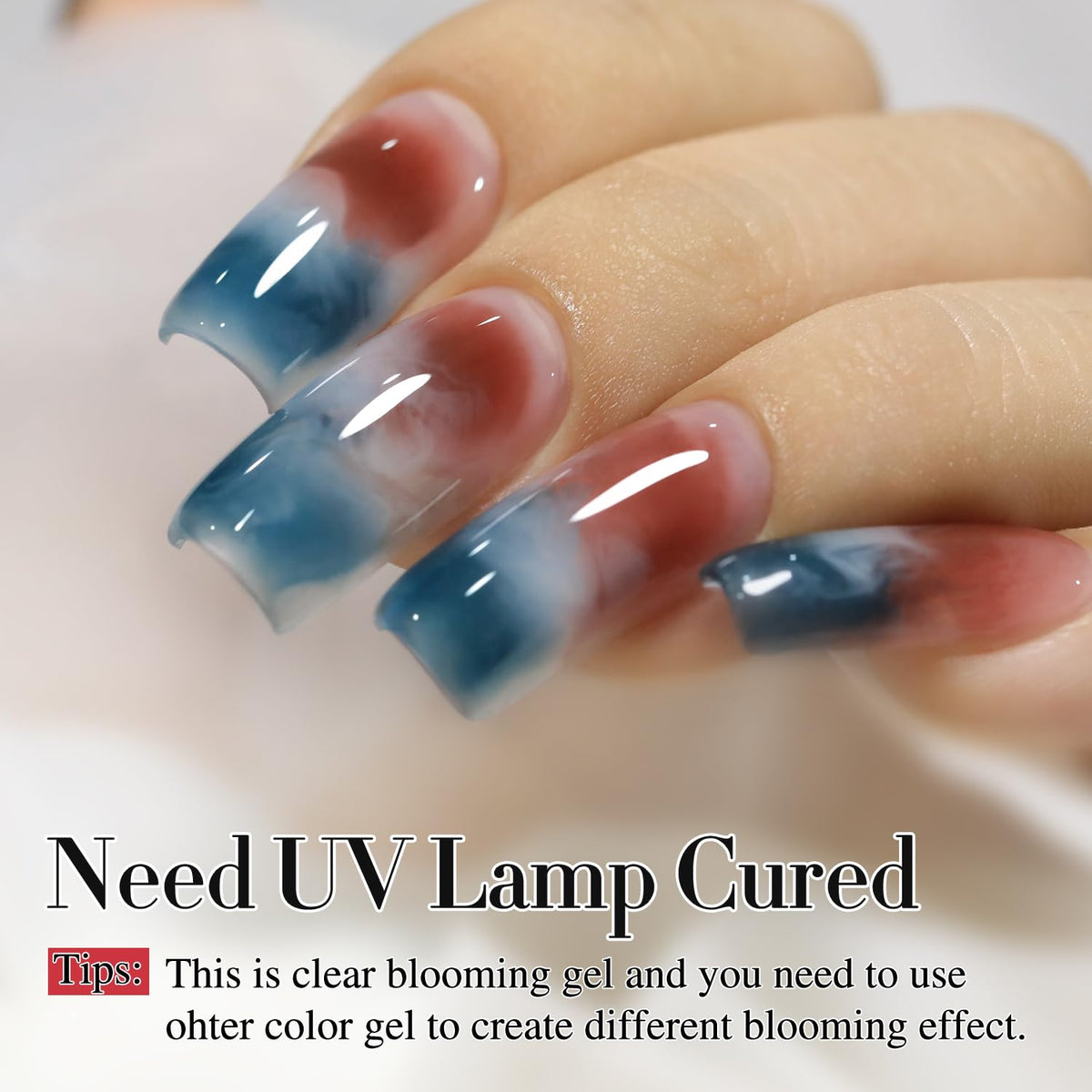 Nail art tools alongside Double Rhythm Blooming Gel Polish
