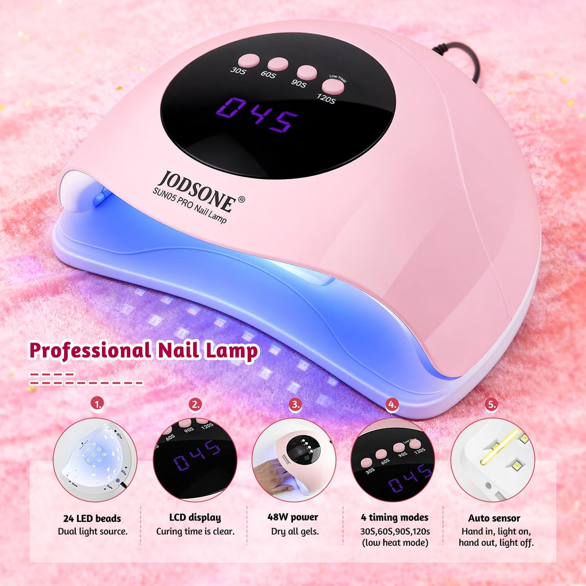 Nail art tools included in JODSONE kit