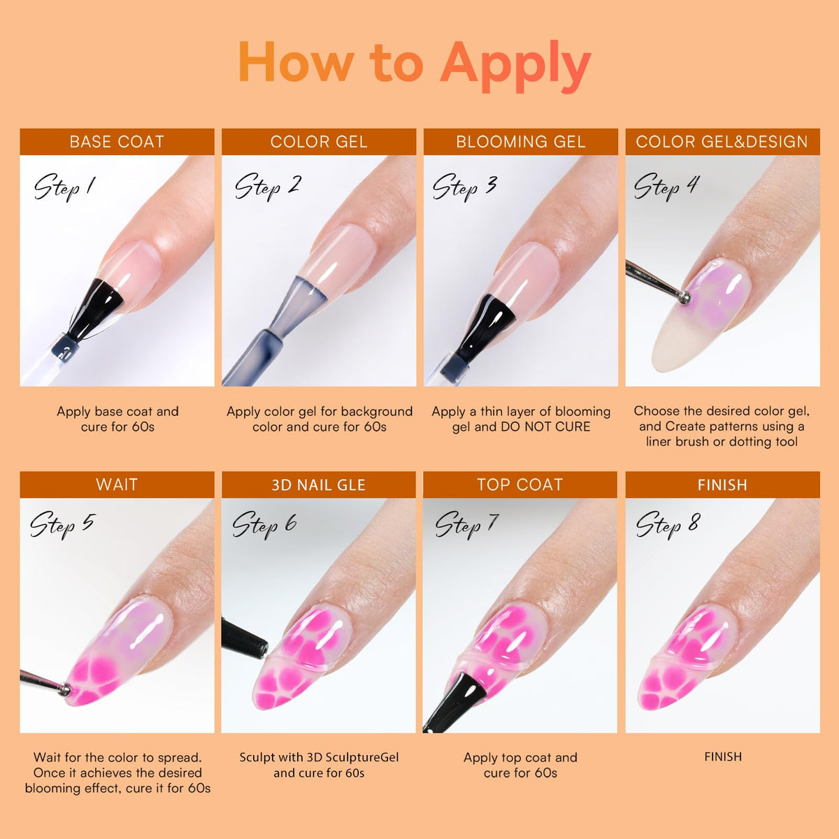 Nail art tools included in Makartt kit