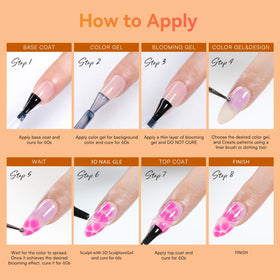 Nail art tools included in Makartt kit
