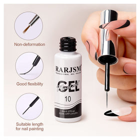 Nail art tools with RARJSM Gel set