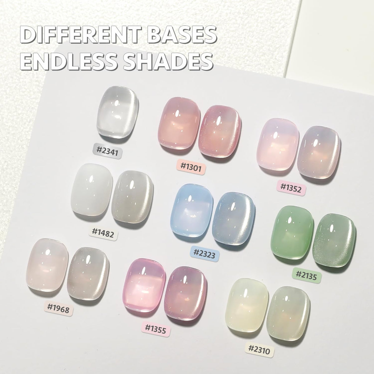 Nail art using GAOY Glassy Cat Eye Gel Polish
