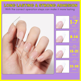 Nail art using Makartt Gel Nail Glue