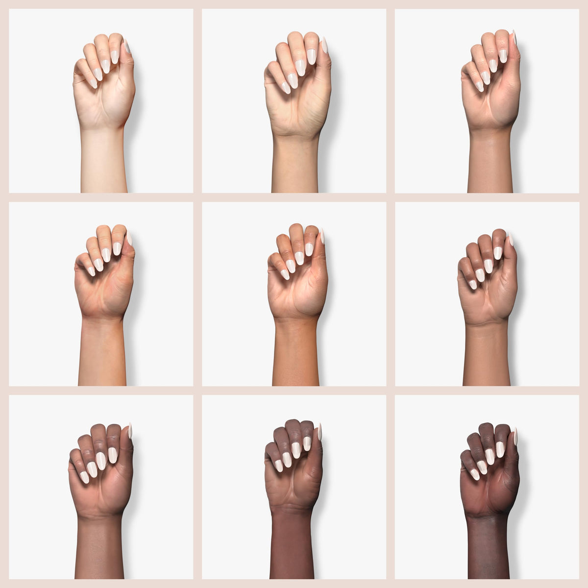 Nail art using RARJSM Nude Gel Nail Polish on nails