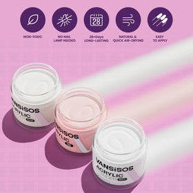 Nail brushes and X-Strength primer from VANSISOS