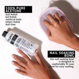 Nail buffer block from Pronto Gel Nail Polish Remover Kit