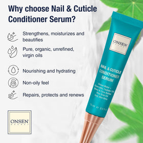 Nail care routine with ONSEN Sparkle-KIT products