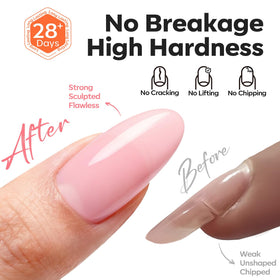 Nail clamps from modelones Builder Nail Gel Kit for precise application