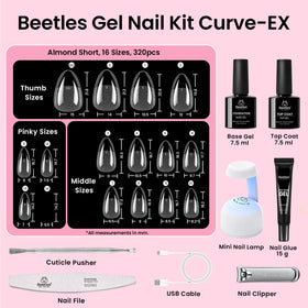 nail clipper and file included in beetles Gel Nail Kit