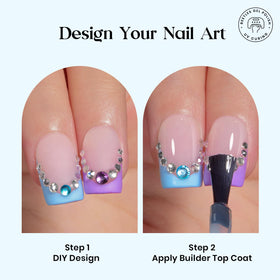 Nail file and cuticle pusher from the Beetles nail kit
