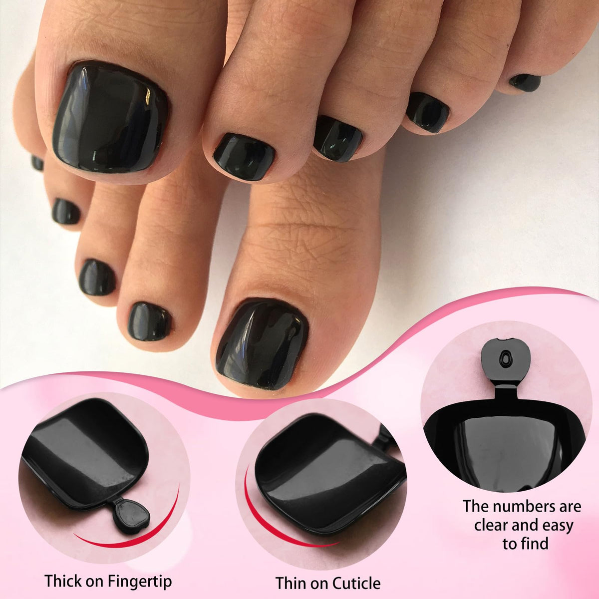Nail file and wooden stick included in LoveOurHome toenail kit