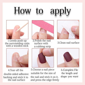 Nail file from HPYFOI Press on Nails kit