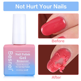 Nail file included in BESNEL Gel Nail Polish Remover pack