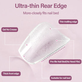 Nail file included in Misssix nail tips kit